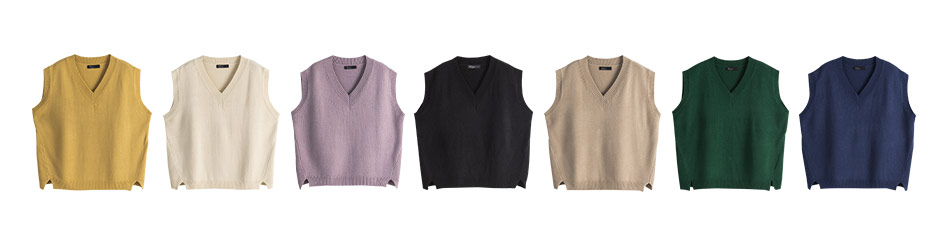 【入春百搭針織背心】調配妳的每日穿搭