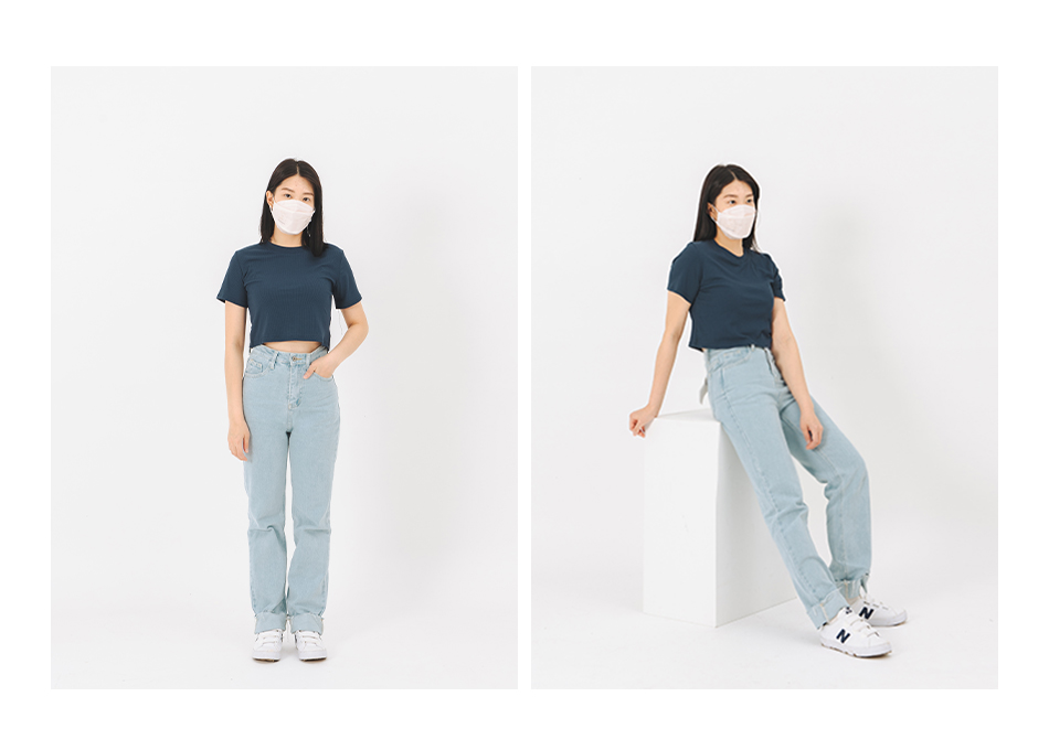 【直筒修修腿多尺寸牛仔褲】XS-L女孩都可以穿出長腿好比例