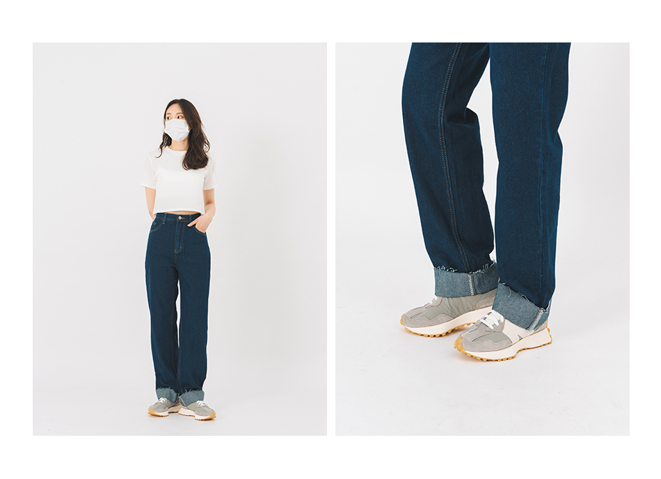 【直筒修修腿多尺寸牛仔褲】XS-L女孩都可以穿出長腿好比例