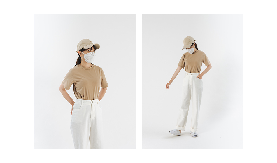 極彈純棉涼感素T