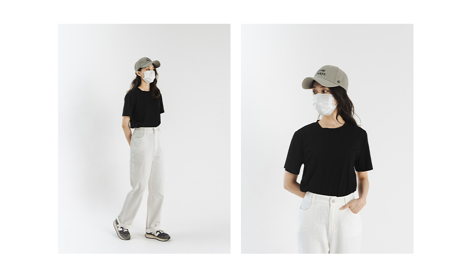 極彈純棉涼感素T